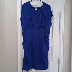 Maternity Cap-Sleeve Bodycon Dress